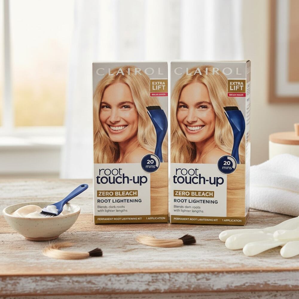 Lot 2 Clairol Permanent Hair Dye, Extra Lift Blonde, 1.0 ea